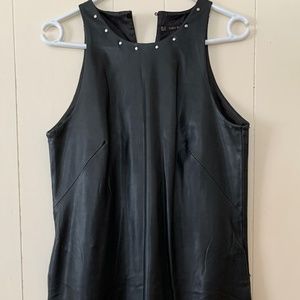 Zara Faux Leather Dress